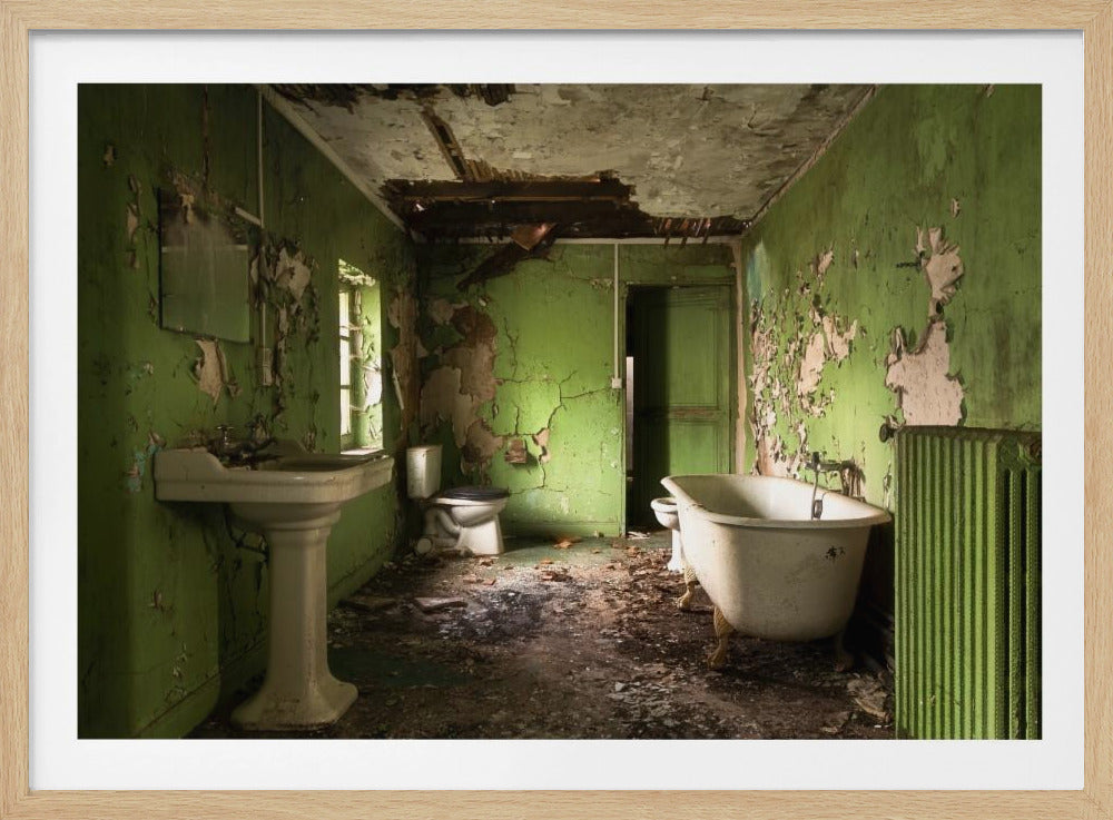 Green Bathroom | Poster