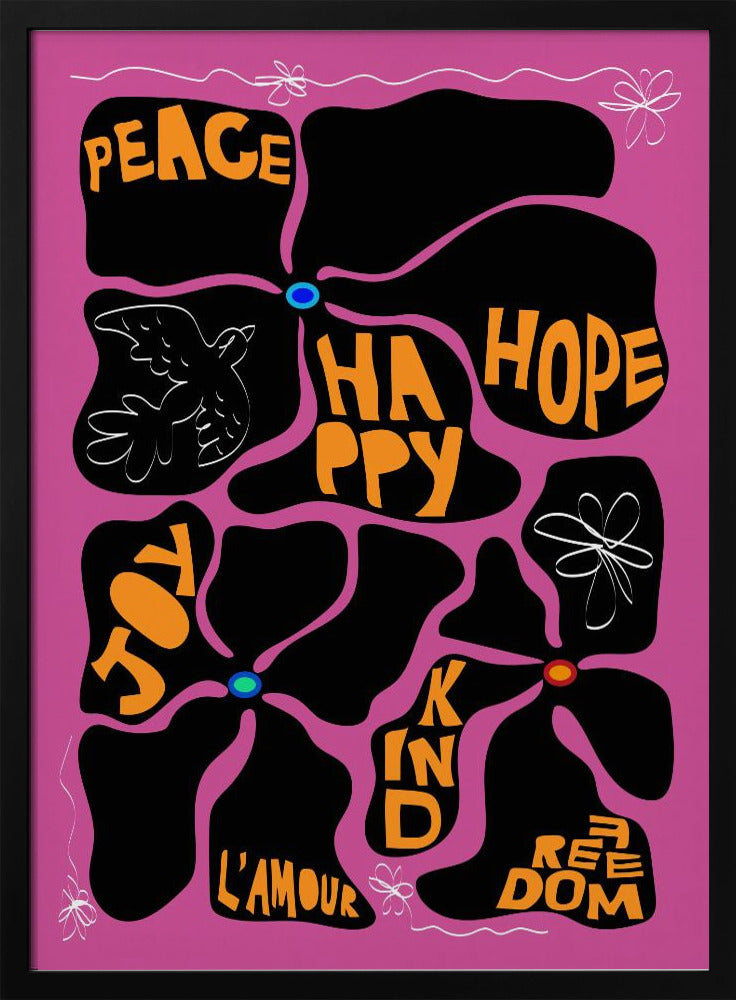 Flower of the Time - Purple | Poster