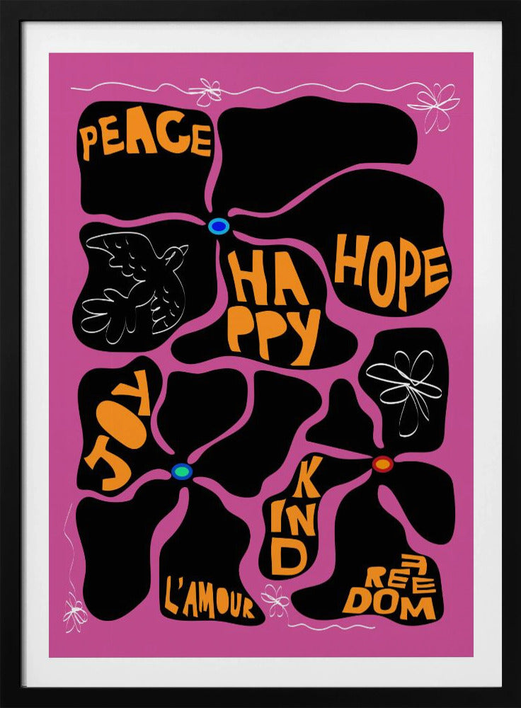 Flower of the Time - Purple | Poster