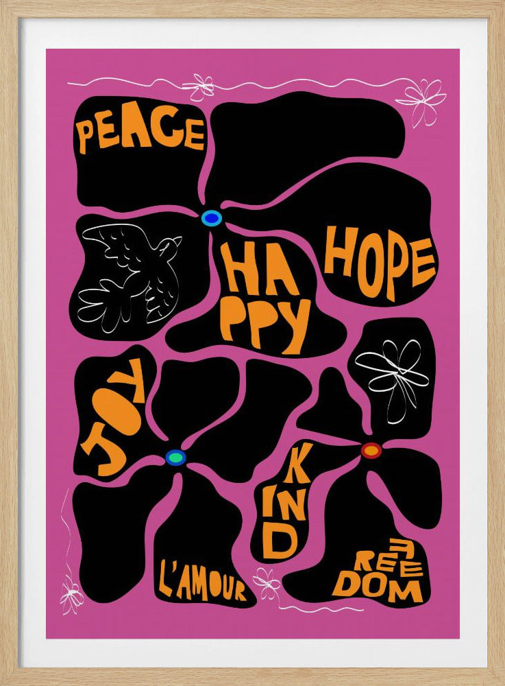 Flower of the Time - Purple | Poster