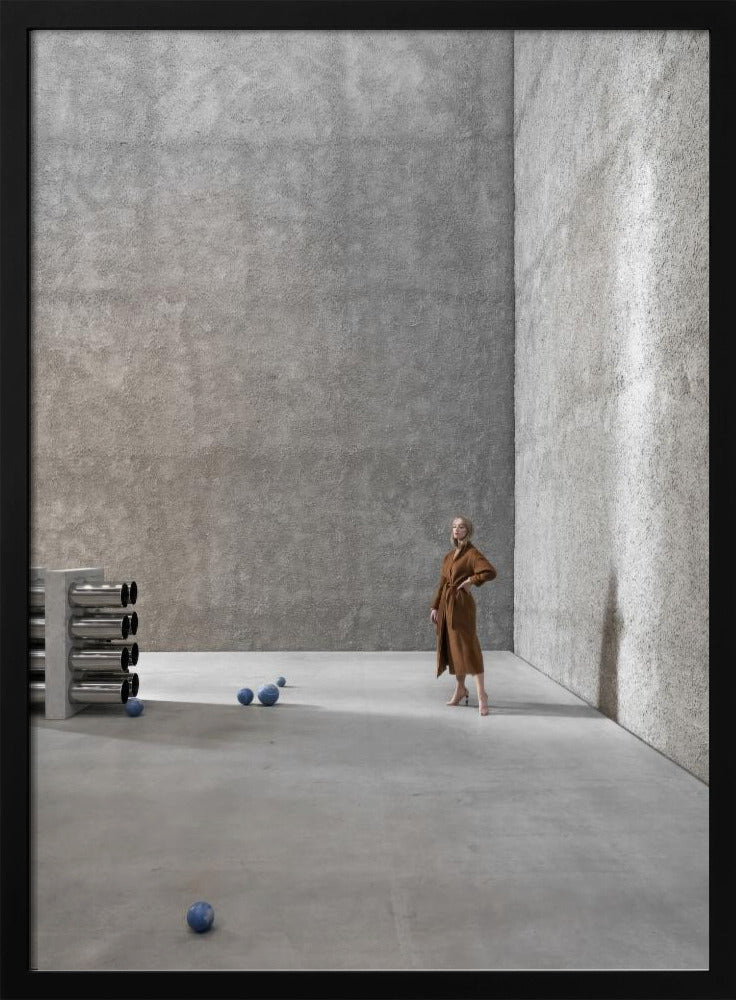 Posing On Concrete | Poster