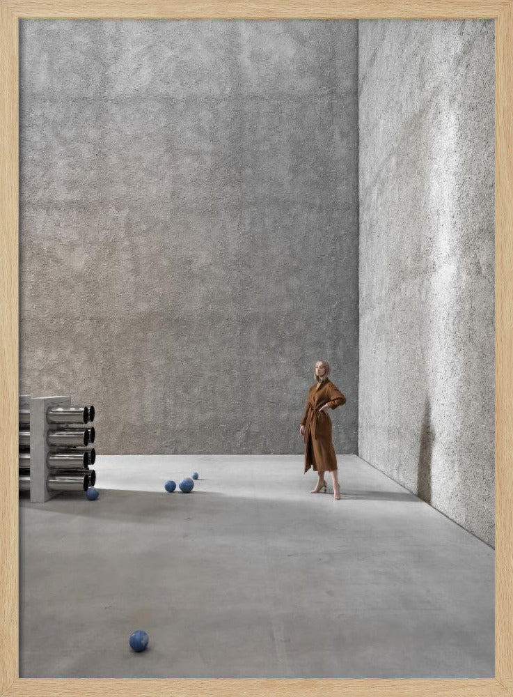 Posing On Concrete | Poster