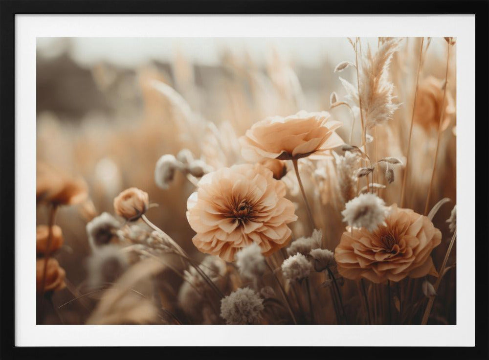 Golden Blossom Glow | Poster