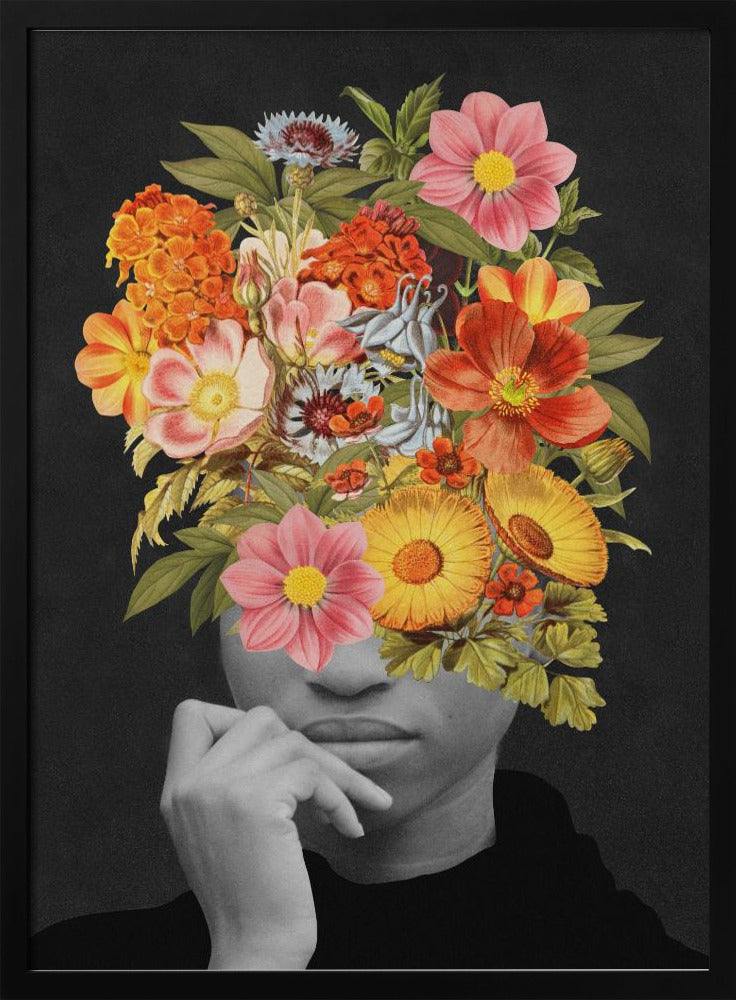 Colourful Vintage Bouquet | Poster