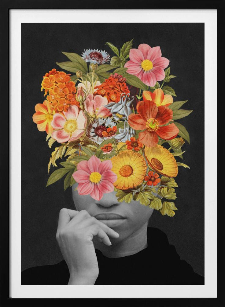 Colourful Vintage Bouquet | Poster