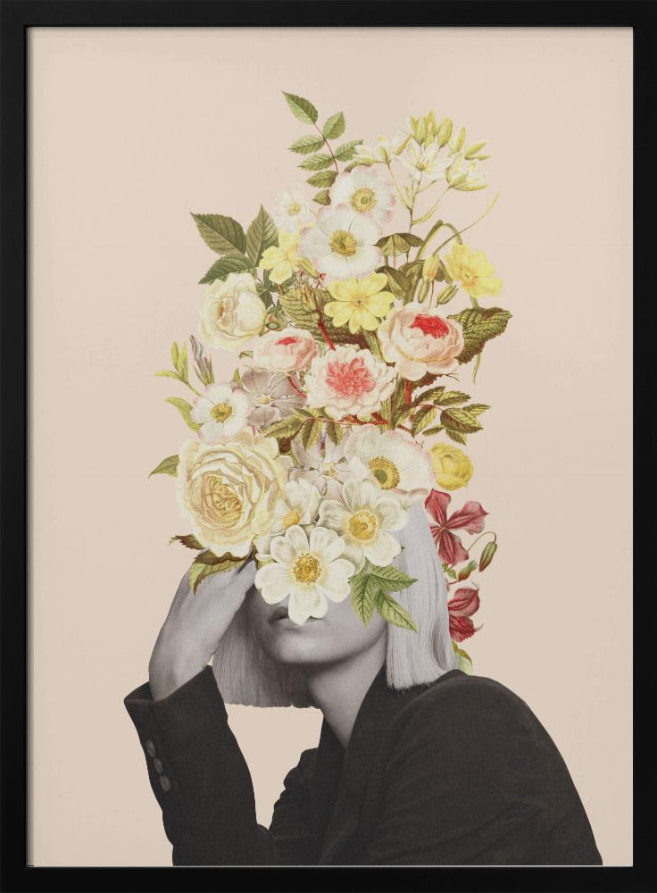 White Flowers Bouquet | Poster