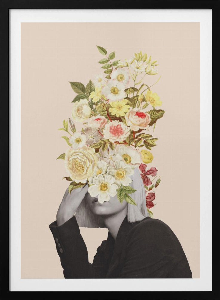 White Flowers Bouquet | Poster