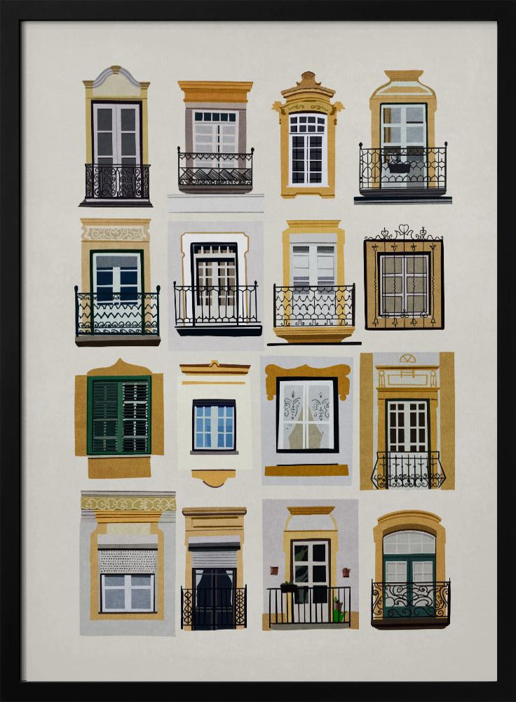 Windows of Lisbon | Poster
