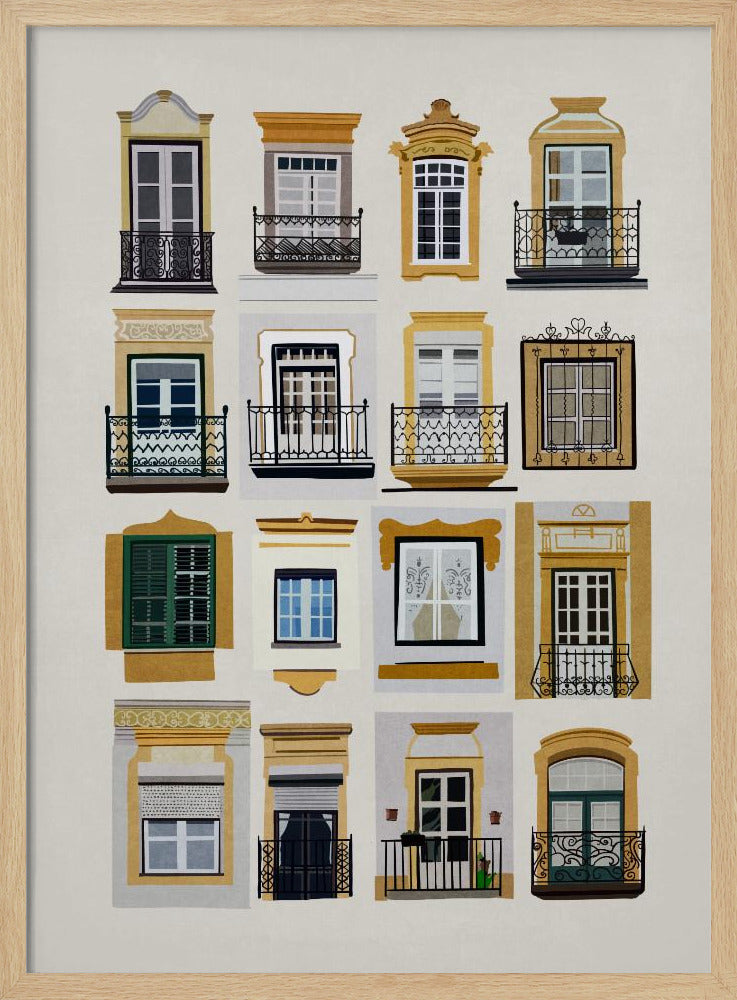 Windows of Lisbon | Poster