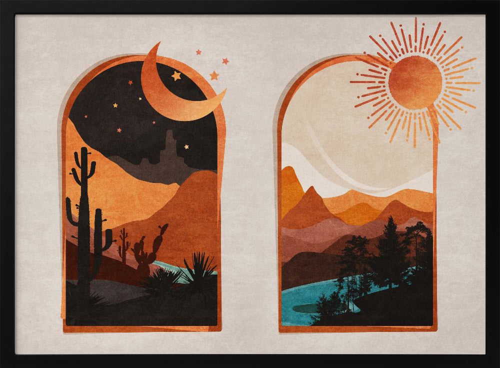 Desert's Dawn &amp; Dusk | Poster