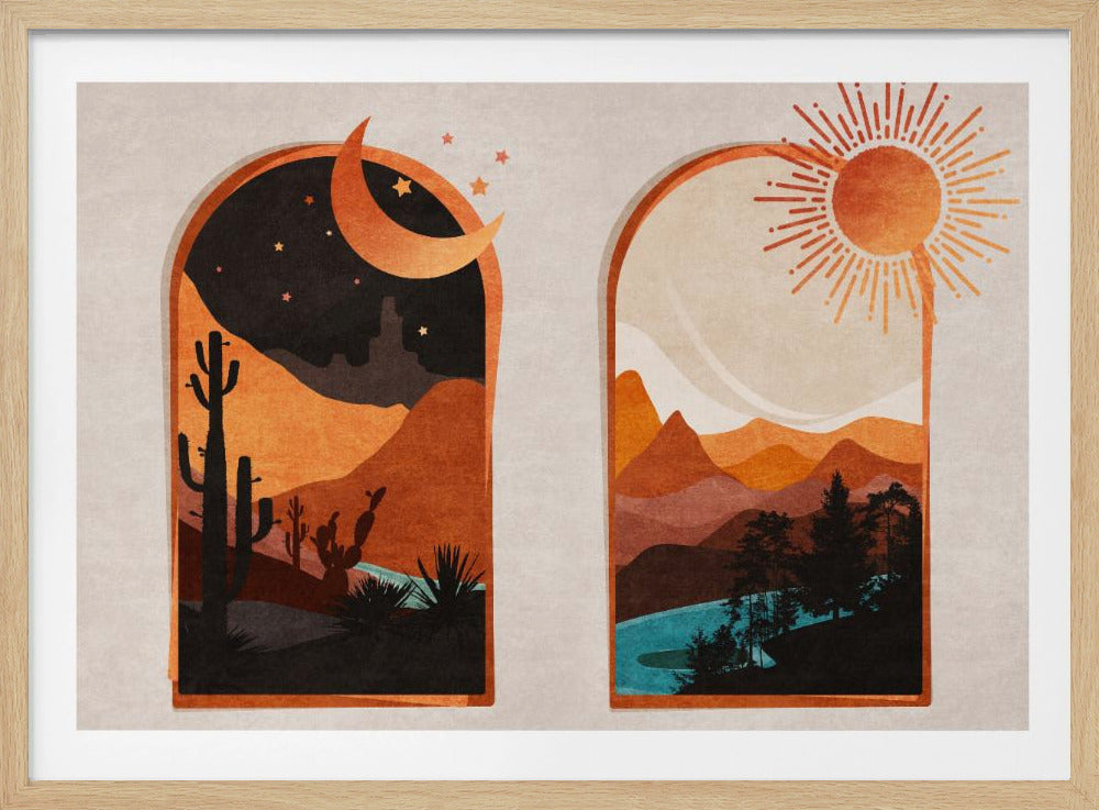 Desert's Dawn &amp; Dusk | Poster