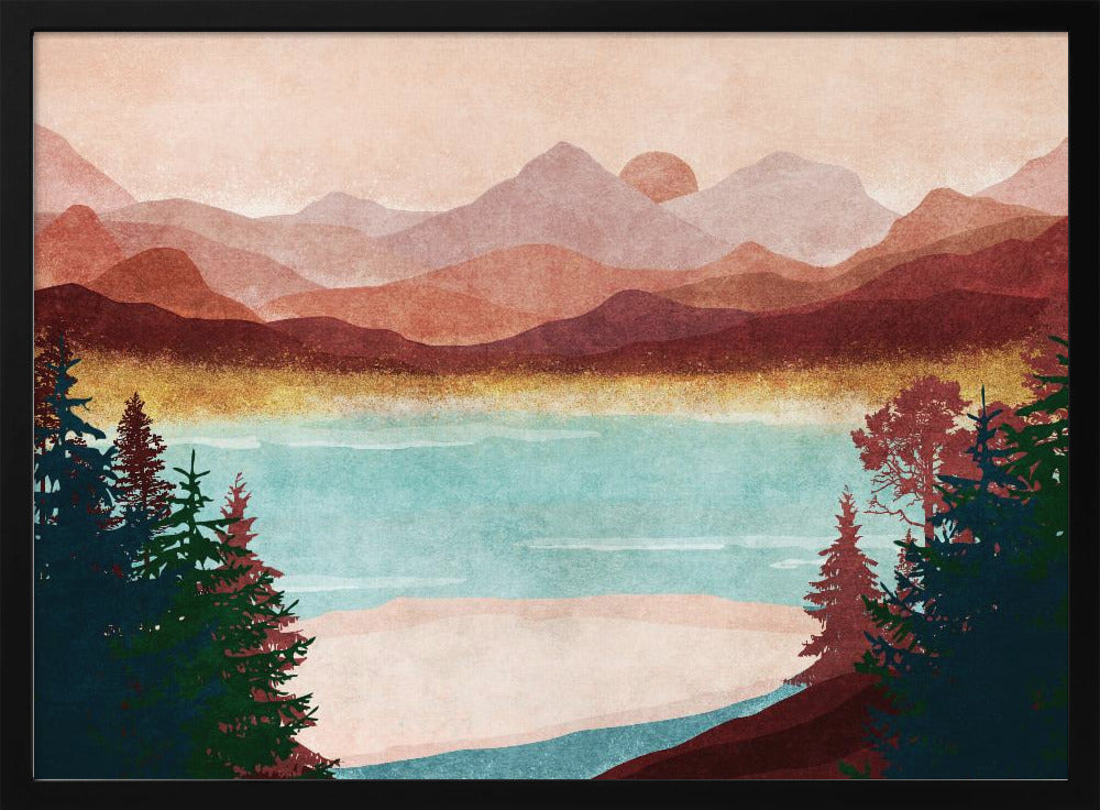 Mountain Dawn Serenity | Poster