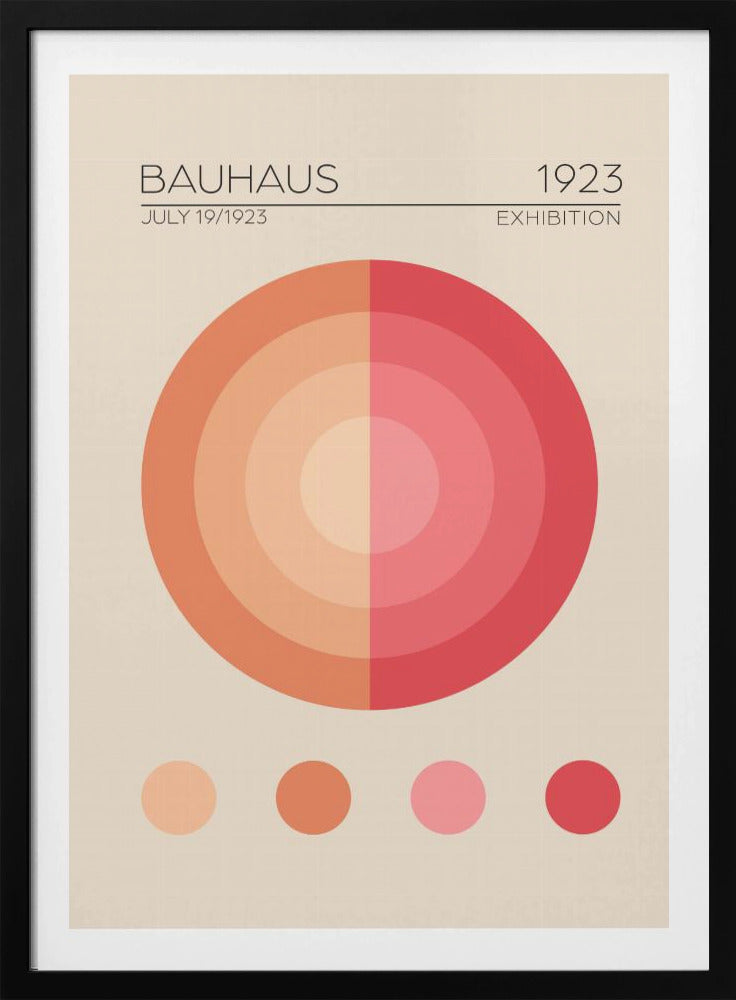 Bauhaus Circles | Poster