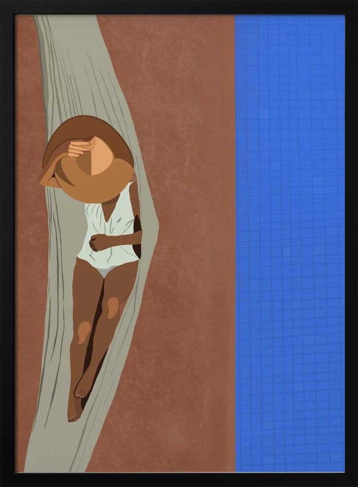 Serene Poolside | Poster