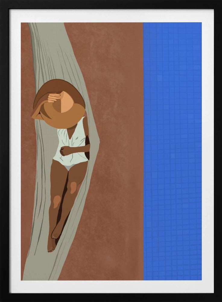 Serene Poolside | Poster