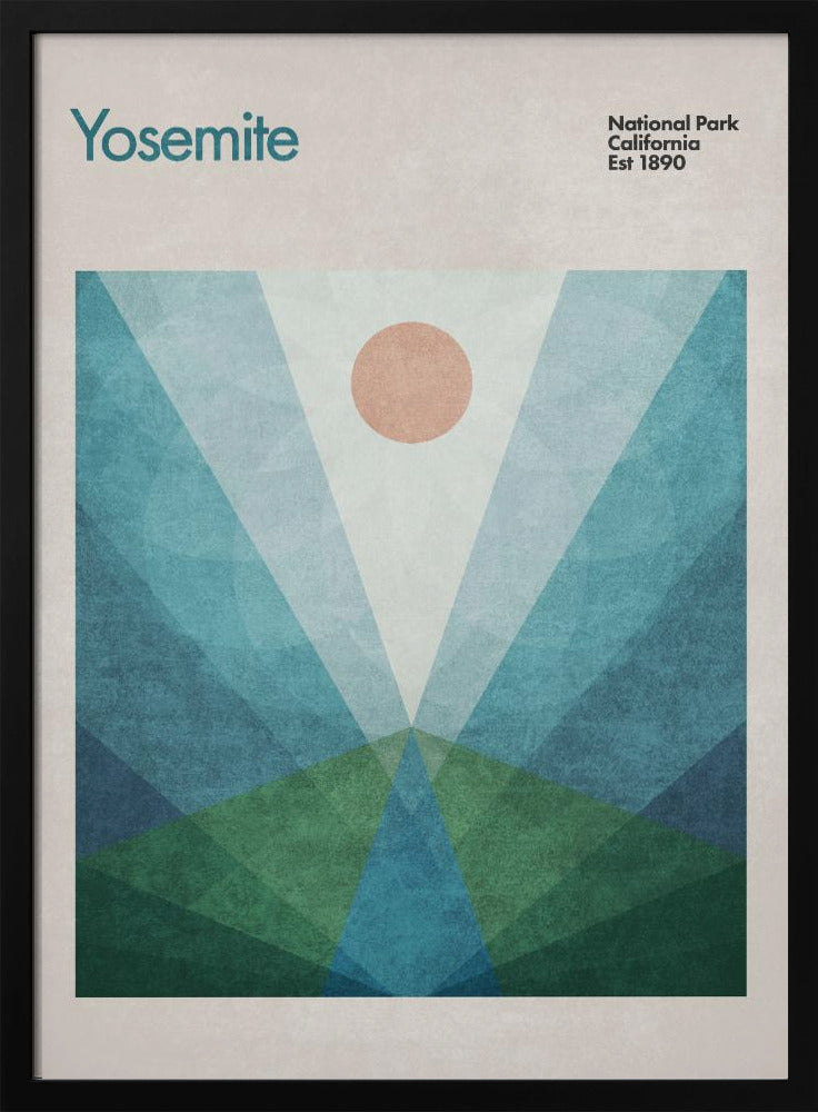 Geometric Sunrise | Poster