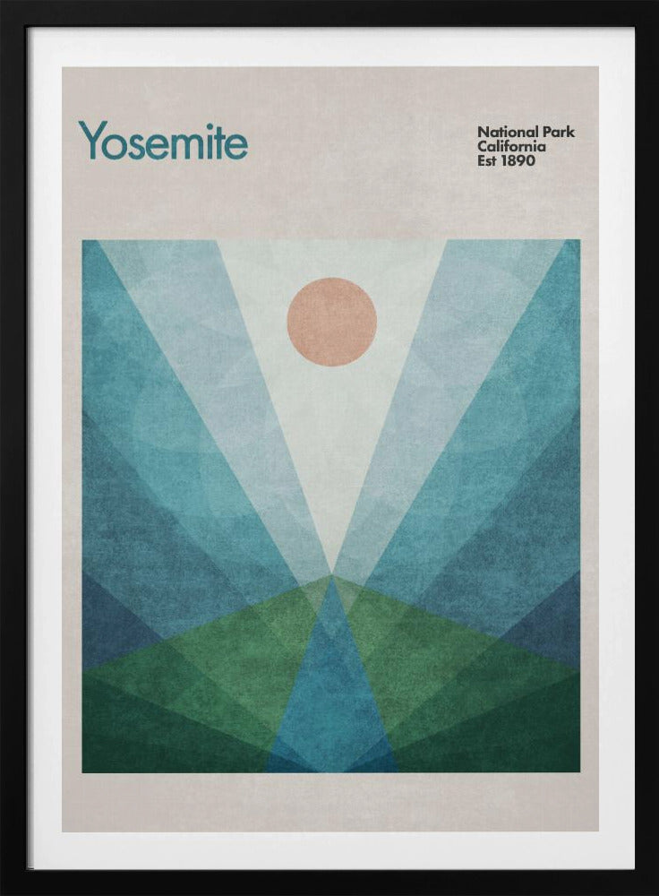 Geometric Sunrise | Poster