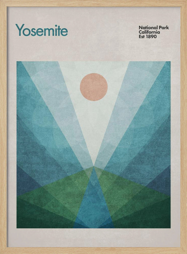 Geometric Sunrise | Poster