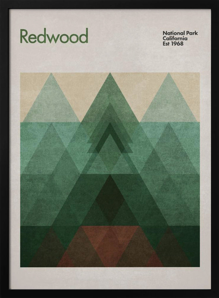 Triangular Redwood | Poster