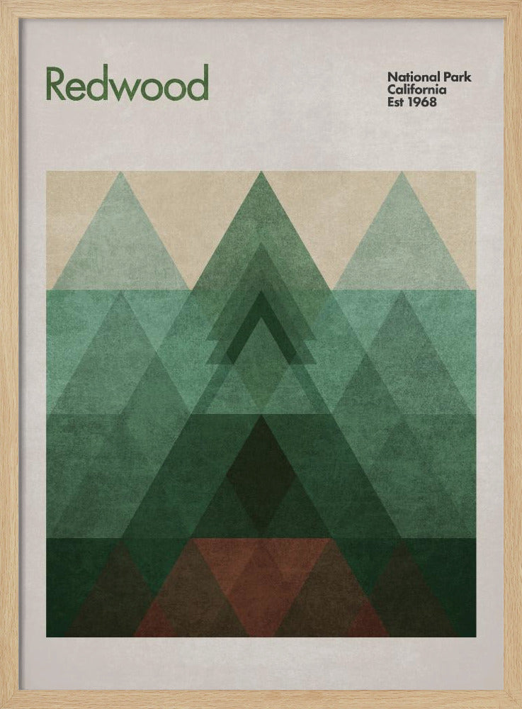 Triangular Redwood | Poster