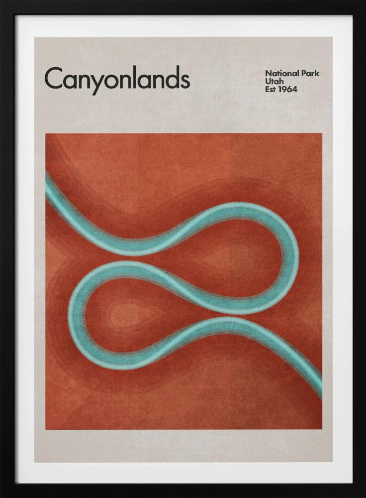 Winding River Paths | Poster