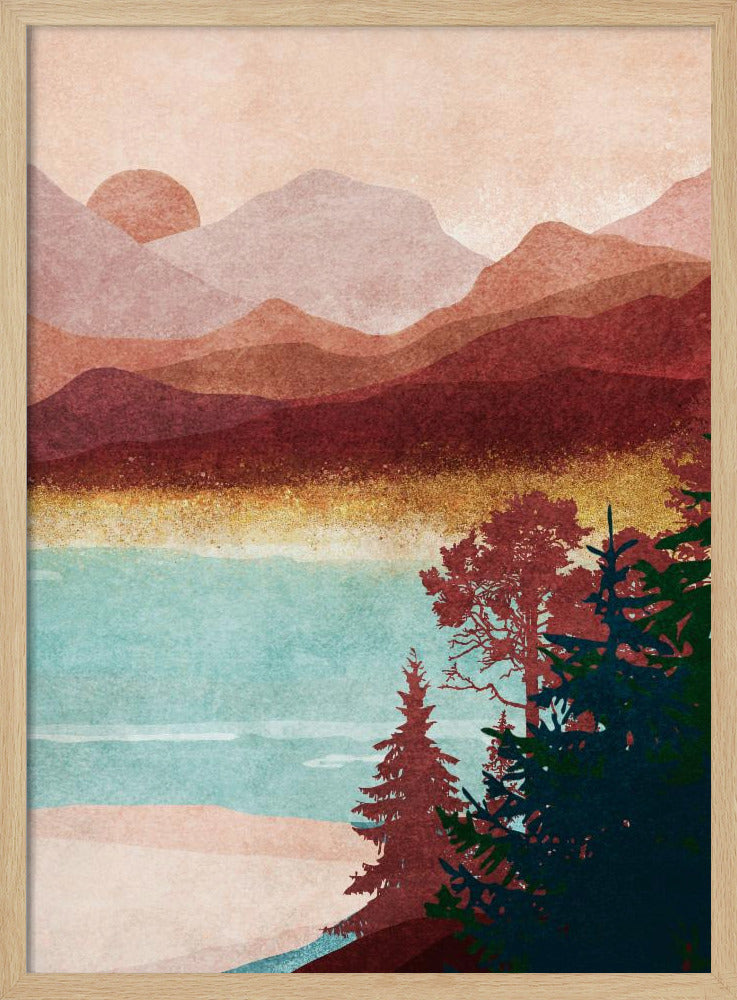 Misty Mountain Dawn | Poster