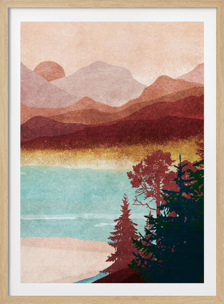 Misty Mountain Dawn | Poster