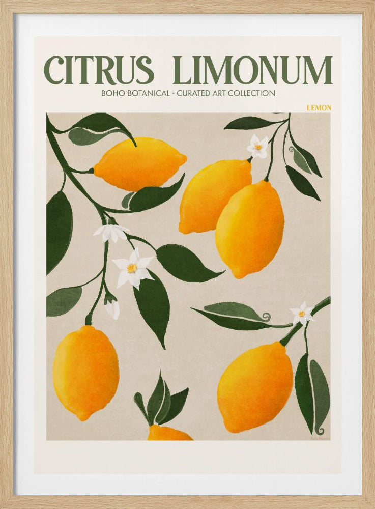 Golden Citrus Delight | Poster