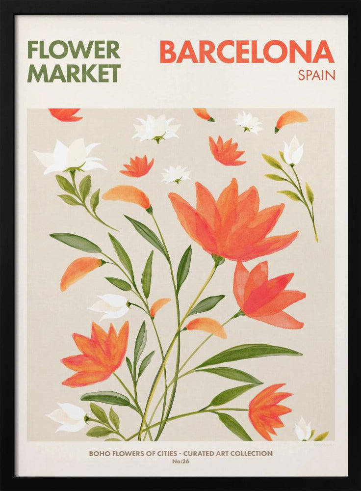 Barcelona Blooms | Poster