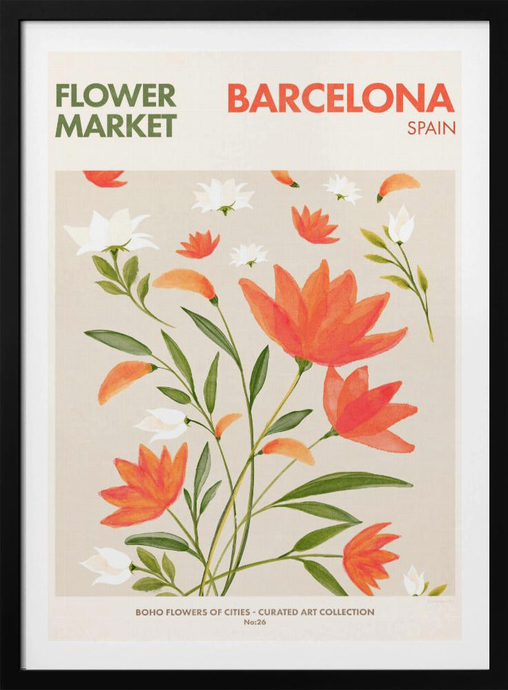 Barcelona Blooms | Poster