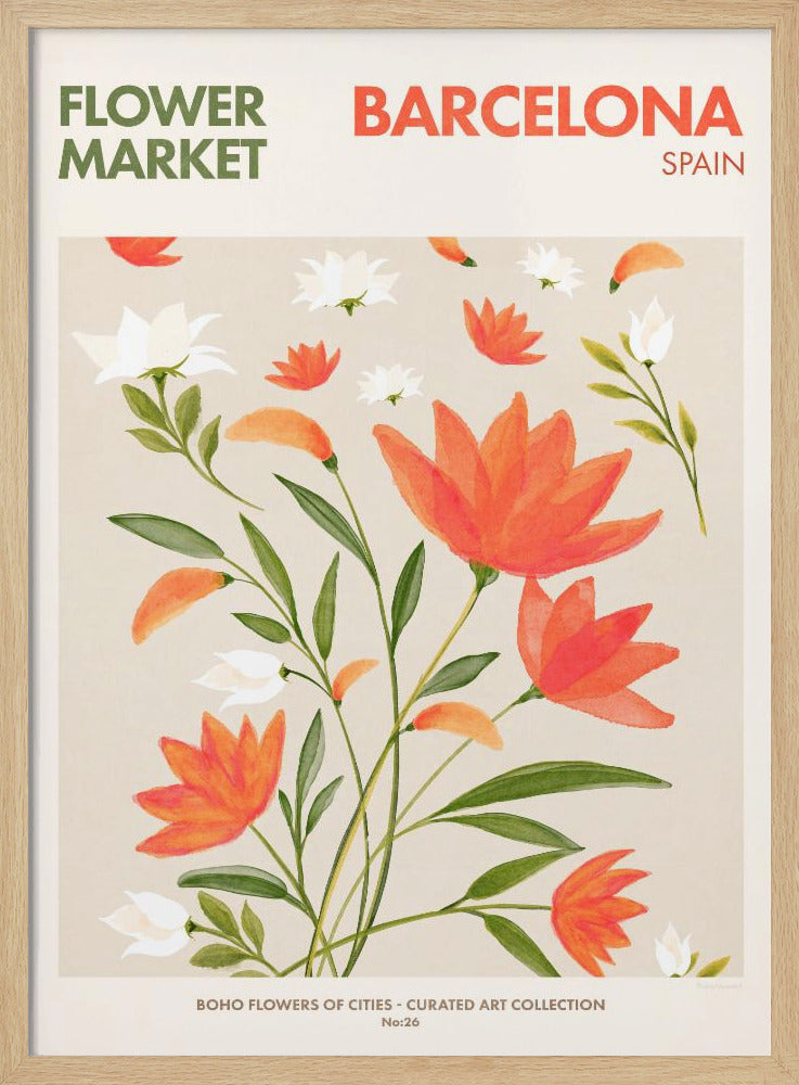 Barcelona Blooms | Poster