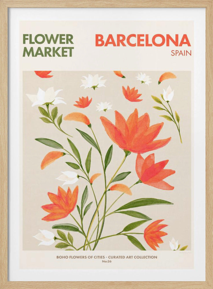 Barcelona Blooms | Poster