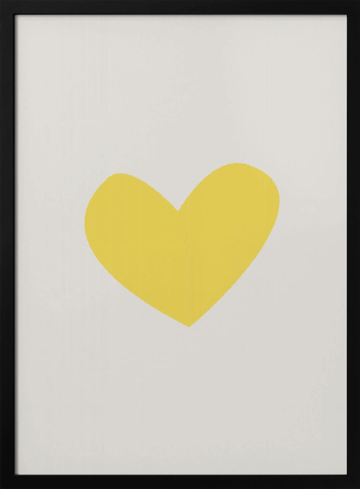 Heart Yellow | Poster