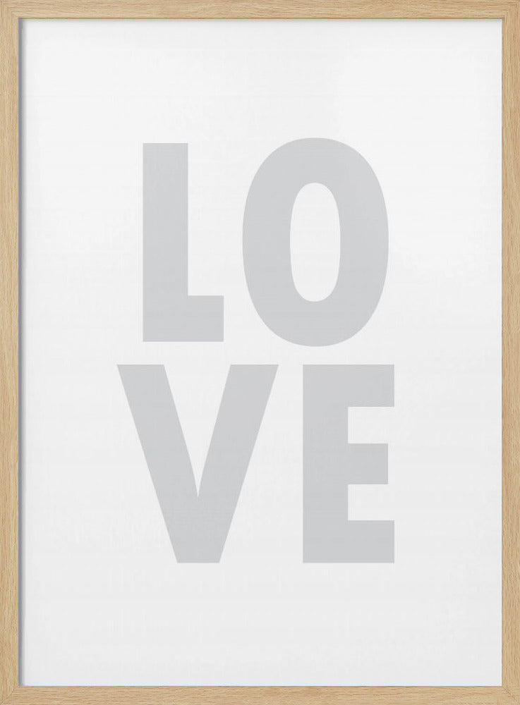 Lovegray2f Oju 2x3 | Poster