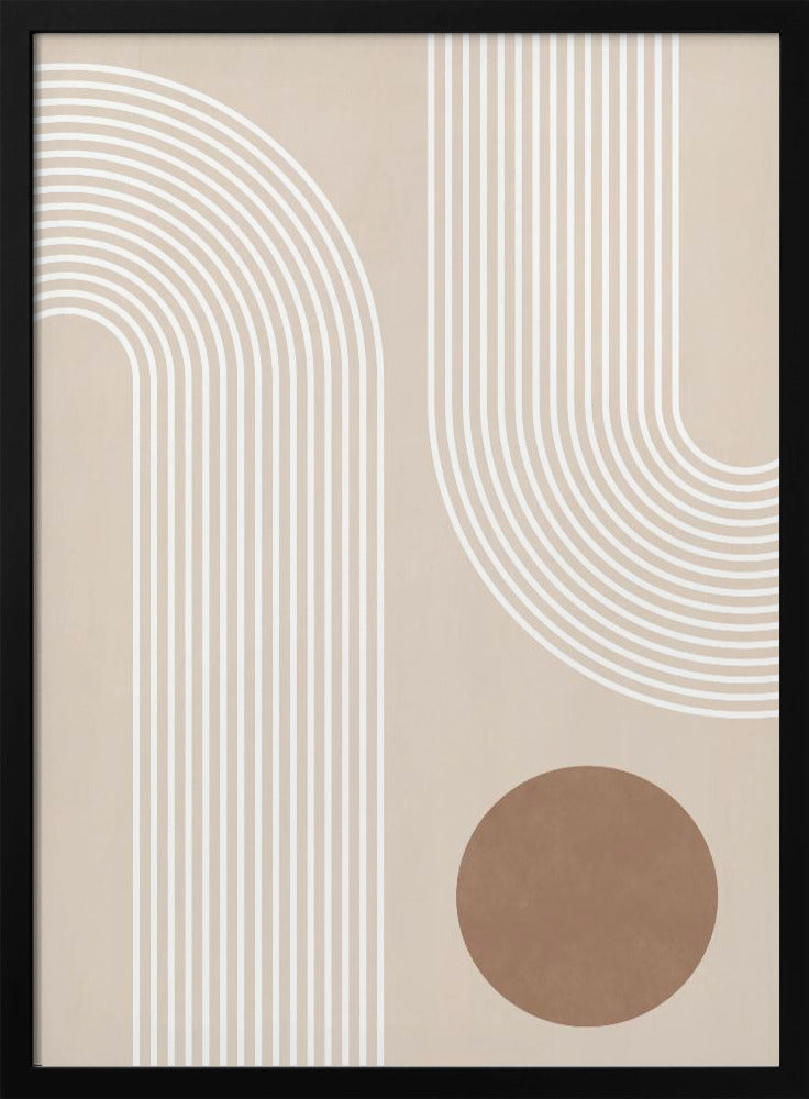 Beige Arc Poster | Poster