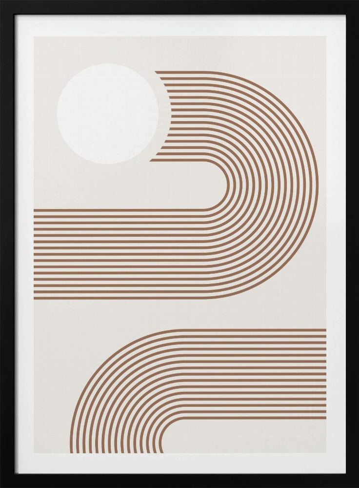 Beige Arc Poster | Poster