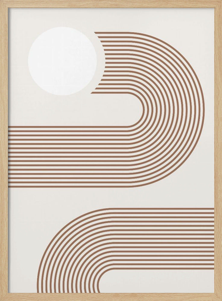 Beige Arc Poster | Poster