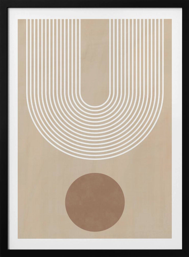 Beige Arc Poster | Poster