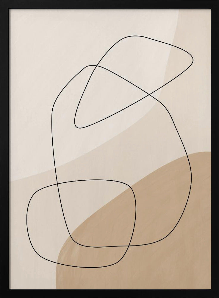 Graphic Shapes &amp; Lines Poster | Poster