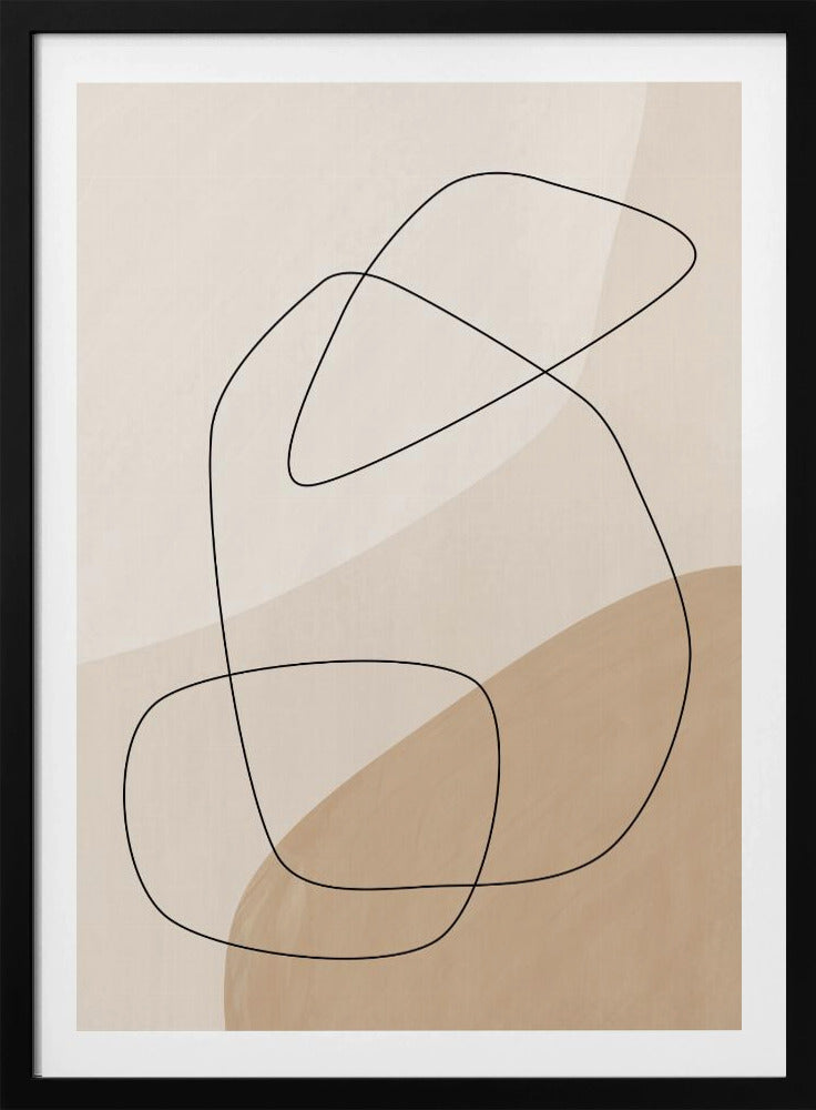 Graphic Shapes &amp; Lines Poster | Poster