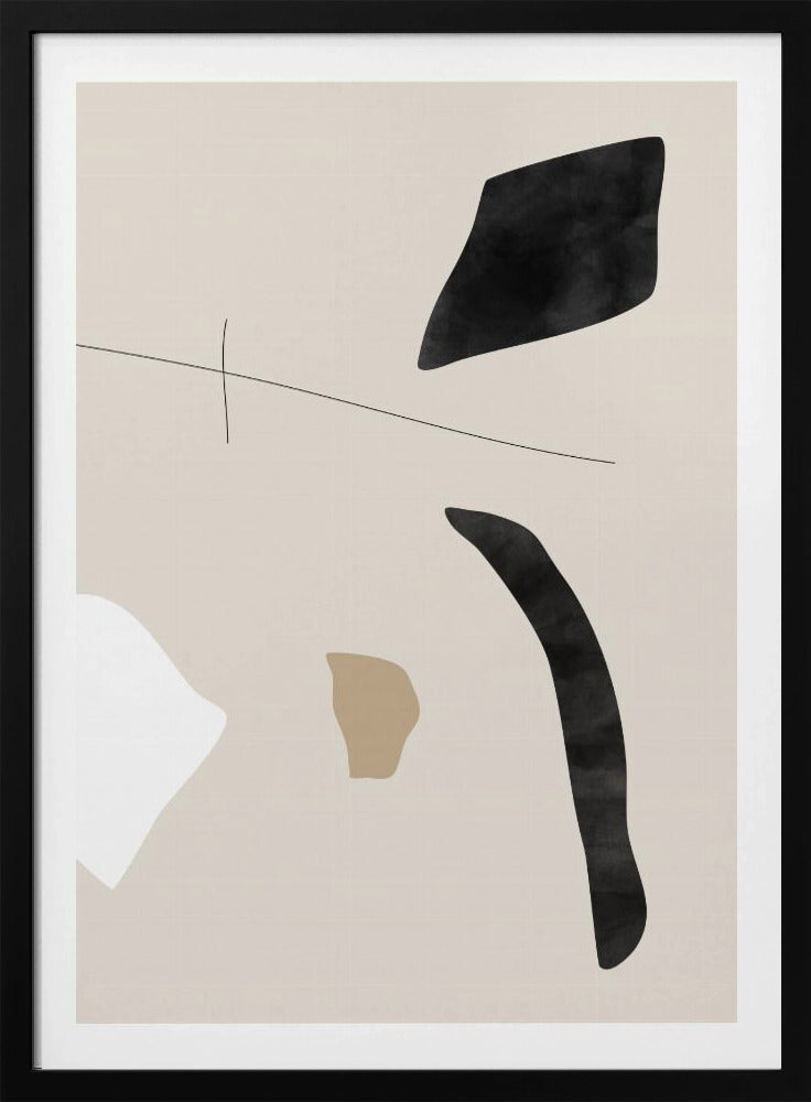 Graphic Shapes and Lines Poster | Poster