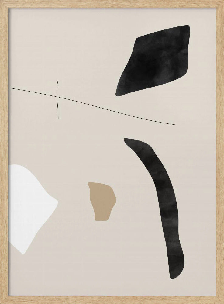 Graphic Shapes and Lines Poster | Poster