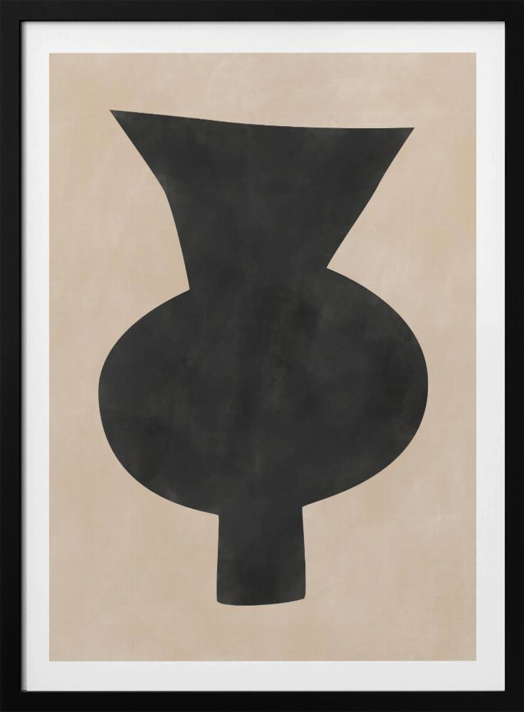 Abstract Vase Silhouette | Poster