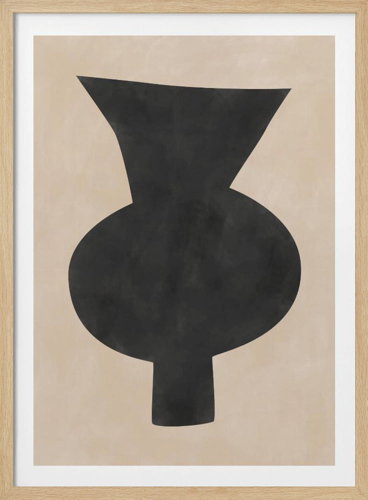 Abstract Vase Silhouette | Poster