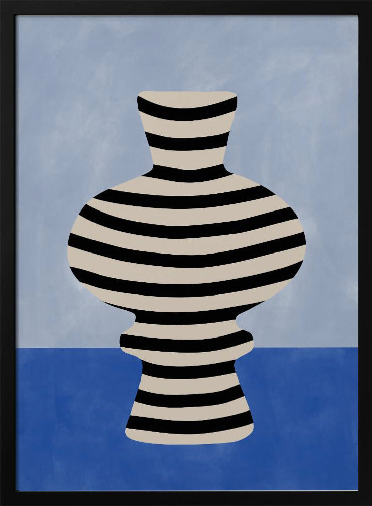 Striped Vase Illusion | Poster