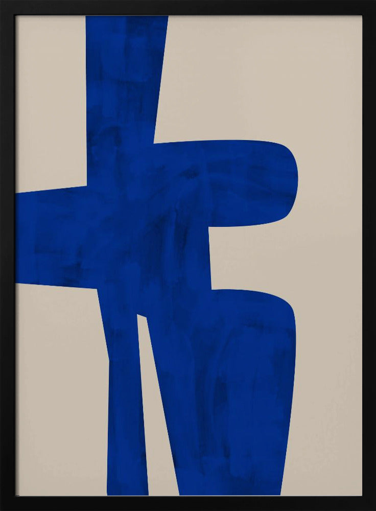 Blue Harmony Shape | Poster