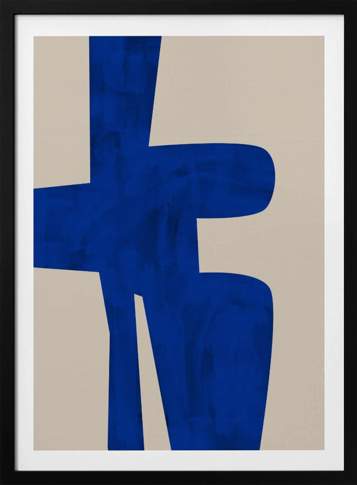 Blue Harmony Shape | Poster