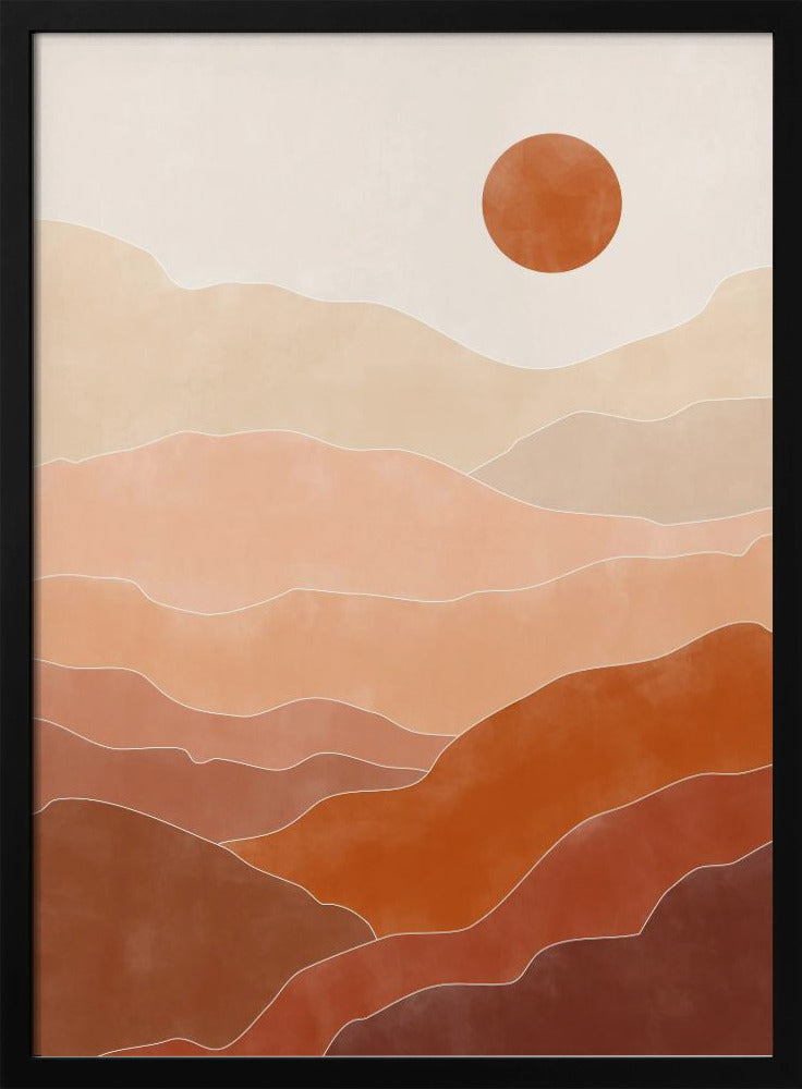 Desert Sun Rise | Poster