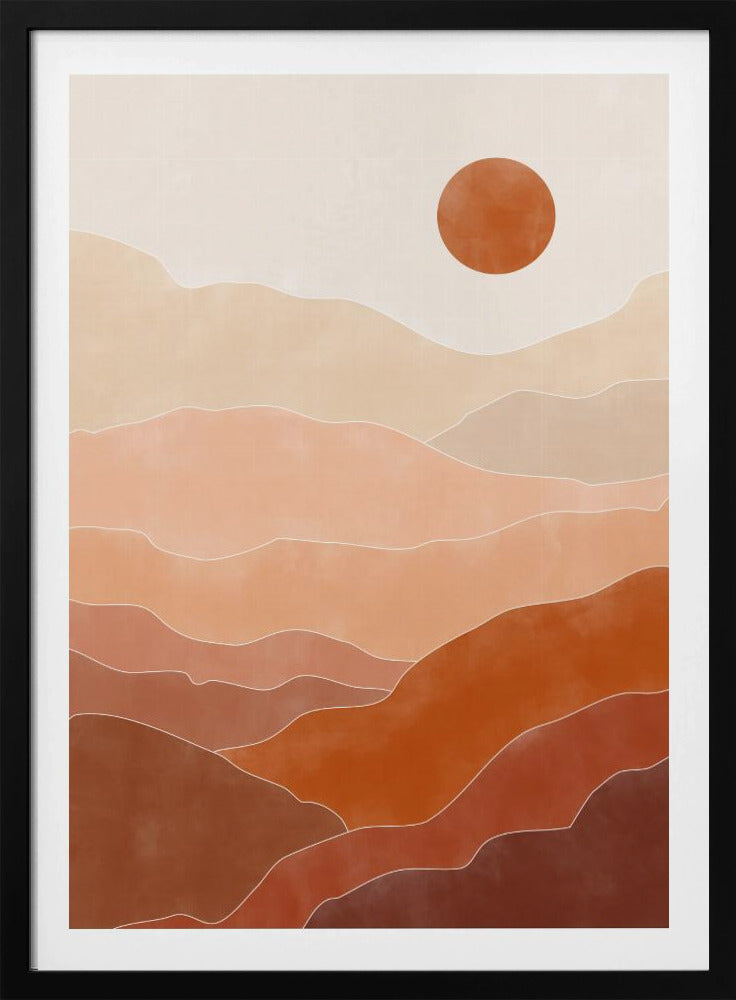 Desert Sun Rise | Poster