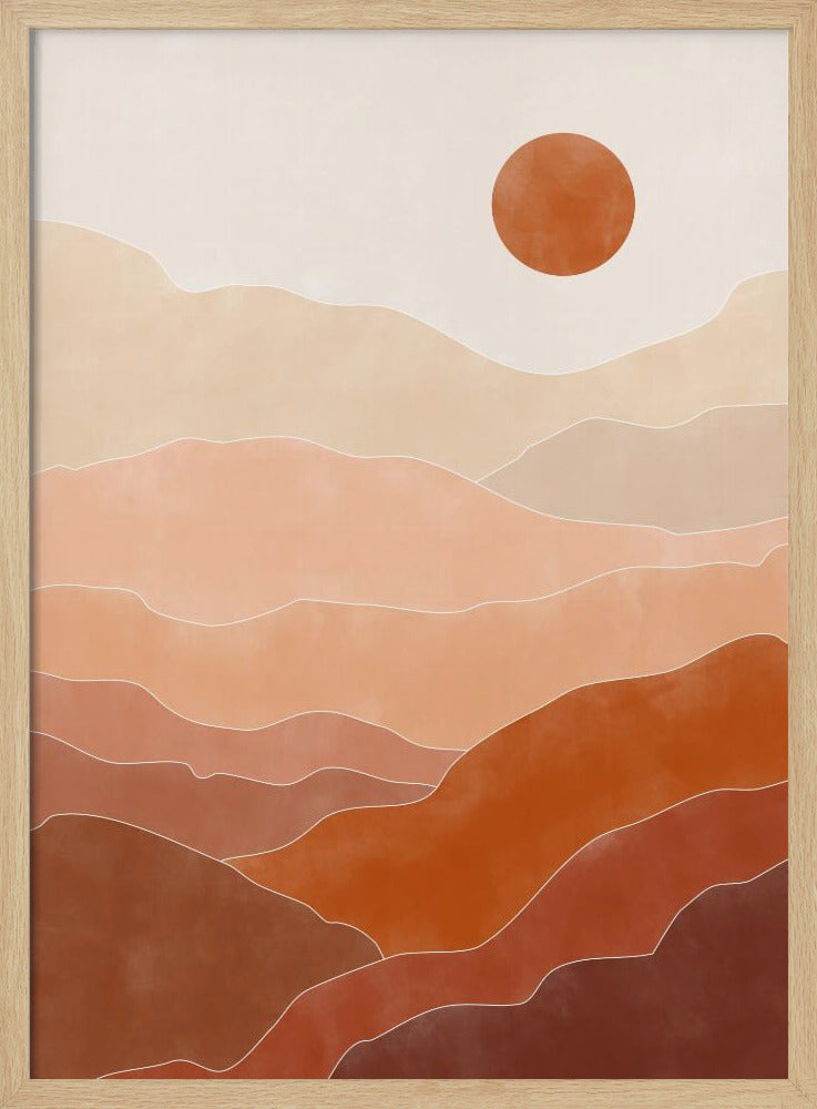 Desert Sun Rise | Poster